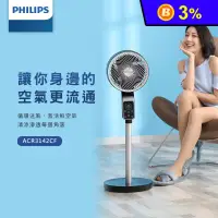 在飛比找生活市集優惠-【Philips 飛利浦】9吋DC立式循環扇 液晶觸控顯示(