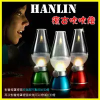 在飛比找樂天市場購物網優惠-HANLIN LED04W 復古吹吹燈 可調光LED小夜燈 