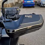 Resin Bike Motorcycle Sticker Compatible with Yamaha Tracer 9 GT 2025 Trophy. Protection Motorcycle Hand Protection from Bumps and Scratches. Sticker Set 3D Resin Adhesive - Stickers Made in Italy