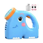 Blue Handheld Bubble Machine Elephant Shape Handheld Bubble Blowing Toys