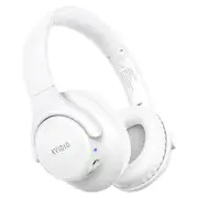 [Updated] Bluetooth Headphones Over Ear, 65 Hours Playtime Wireless White