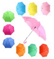 2x Kids Umbrella Home Master Children's With Whistle 75cm Rain Wind Random Color