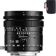 TTartisan 50mm F1.4 Tilt Lens, Compatible with Fuji X-Mount Cameras XS10 X-A5 X-A7 X-M1 X-M2 X-E4 X-T1 X-T10 X-T2 X-T20 X-T3 X-T4 X-T100 X-T200 X-T30 X-Pro1 X-Pro2 X-Pro3 X-E1