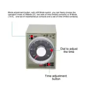1x Industrial Time Relay For ANLY AH3-NA NB NC ND NE DC12V DC24V AC110V AC220V