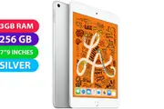 Apple iPad Mini 5 Cellular (256GB, Silver) - Refurbished (Excellent)