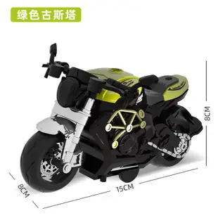 合金仿真機車玩具模型5歲3寶寶回力車男孩寶馬玩具車小汽車禮物 合金造型 耐摔防撞 回力行駛