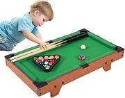 Tabletop Billiards - Kids Pool Table - Adjustable Billiards Table - Competitive Billiard Table Adult Toy - Miniature Billiard Desktop Toys - Compact Board Game - Interactive Family Fun