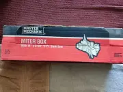 Master Mechanic 741-363 Plastic Miter Box with Saw, 14" In Original Box