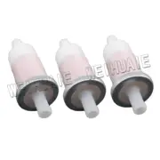 3x 3/8" Fuel Filter For Honda CB400 CT110 CX500 Goldwing 1000 Hawk 400 ST1100