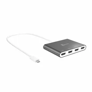 【j5create 凱捷】USB-C to 4-Port HDMI 多螢幕外接顯示卡 - JCA366