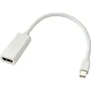 Astrotek AT-MINIDPHDMI-MF Mini DisplayPort DP to HDMI Cable 15cm Adapter Converter