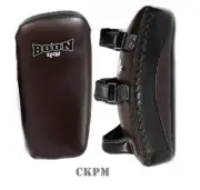 BOON Kick Curved Pads CKPM Brown Genuine leather Training Muay Thai MMA K1