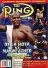 Floyd Mayweather And Oscar De La Hoya Ring Boxing Magazine Cover Photo