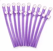10pcs Willy Drinking Straws Penis Straws Hen Party Girls Night Party Favors