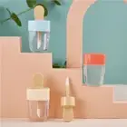 Transparent Ice Cream Lipgloss Tube 8ml Refillable Bottles Women