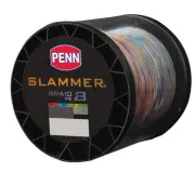 35% OFF Bulk Penn Slammer Braid X8 PE 30LB 3000M 0.25mm Multicolour Bulk Braid