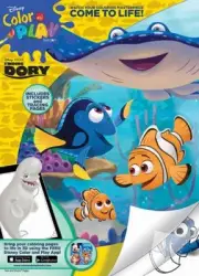 NEW Disney Pixar Finding Dory Color & Trace Book w/ Stickers - Color & Play App