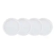 4x Coaster Cup Mat Mold Round Silicone Mould Tool Craft DIY Epoxy Resin Casting