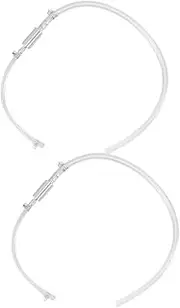JECOMPRIS 2pcs Motorcycle Hydraulic Brake Bleeder Hose Kit with One Way Check Valve for Effortless Fluid Maintenance and Versatile Use Brake and Clutch Systems