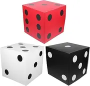 COLLBATH 3pcs Dice Box Large Dice Boxes Cubes for Party Decoration Cubes for Party Decoration Paper