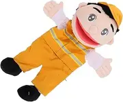 PERSELOSO Cartoon Sanitation Worker Finger Puppets Creative Boy Girl Playtime Toy for Storytelling Imaginative Activities for Family Games Communication Skills Development