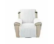 Home Plush Recliner Slipcover Armchair Cover for Recliner Chairs Furniture Grey