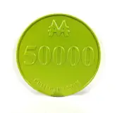 Monopoly Surprise Community Chest Collectible Token 50,000 Coin NEW