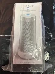 Harman Kardon INVOKE Voice Activated Wireless Home Speaker Cortana Pearl Silver