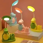 Led Night Light Flexible Hose Design Decorative Cartoon Dinosaur Reading Light