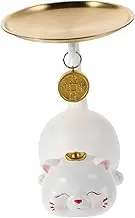 LIGHTAOTAO Decorative Cat Figurine Key Bowl Organizer Unique Entryway Table Decor Durable Candy Dish for Home Office Supplies Stylish Key Holder for Warm and Inviting Atmosphere