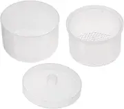 Ipetboom 1 Set Plastic Cleaning Tray for Nail Art Tweezer Manicure Tools Soaking Cleaning Box