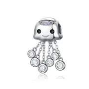 Tassel Charm Silver plating Ocean Octopus Beads for Charms Bracelet Jewelry