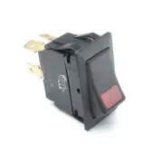 Cole Hersee 58328-01 On/Off Red SPST 4 Blade Rocker Switch