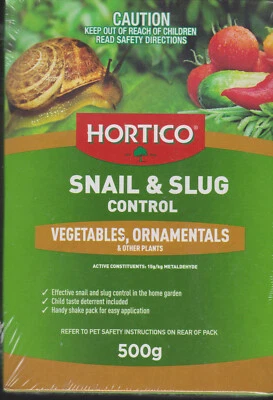 Hortico SNAIL & SLUG CONTROL Pellets - 500g - FREE SHIP in Australia