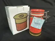 Contained Art NEW Shotgun Shell Red 100ml Container with Locking Lid New In Box
