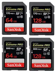 SanDisk Extreme PRO SDXC 64GB 32GB 128GB 256G 512GB 1TB SD Memory Card 300MB/s