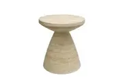 MIUZ Rustic Accent Table Nightstand Coffee End Table Side Table for Indoor Outdoor