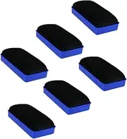 ARTIBETTER 6pcs Magnetic Whiteboard Erasers Blackboard Chalk Cleaners for Home Office School and More Fine Workmanship Creative Design Safe Material for Long Term Use