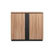 Modern Home ADRIANO Credenza Cabinet 117cm(W) x 40(D) x 103(H)- Light Brown