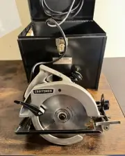 Vintage Craftsman #315.27800 5500 RPM 7" 1-3/4 HP Circular Saw Tool Box Included