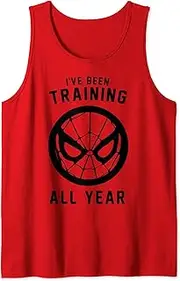 [Marvel] Spider-Man I've Been Training All Year Logo Tank Top