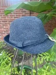 MUD PIE NWT Toddler Charcoal Tweed Fedora Style Hat OSFM