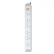 Sansai 6-Outlet Powerboard with Master Switch
