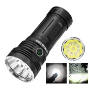 LUMINTOP GT4695 Pro 20000 Lumens High Powered LED Flashlight with Large Capacity 32000Mah 46950 Battery Power Bank, 520M