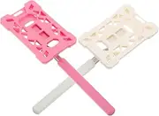 GANAZONO 2pcs Parking Card Reader Parking Pass Holder Card Holder for Business Cards Car Parking Ticket Holder Parking Permit Hang Tag Receipt Holder Car Mirror Hang Tags Stainless Steel