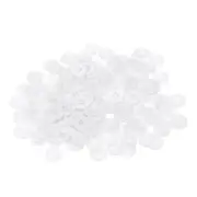 160pcs Resin Sewing Buttons 5/8" Round Flat 4-Hole Craft Buttons, White