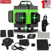 Laser Level Green Cross Line Laser 360° Self Leveling 16 Line Level Measure Tool