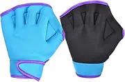 Webbed Gloves for Swimming | Water Gloves Aquatic Mittens,Swim Training Rubber Mittens, No Fading Diving Gear for Helping Upper Body Resistant