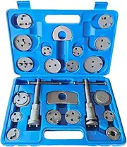 22pcs Heavy Duty Disc Brake Piston Caliper Compressor Rewind Tool Set and Wind Back Tool Kit for Brake Pad Replacement Reset