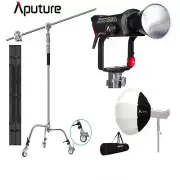 Aputure LS 600d 600W Daylight 5600K LED Video Light V-Mount +Lantern 65+ C Stand